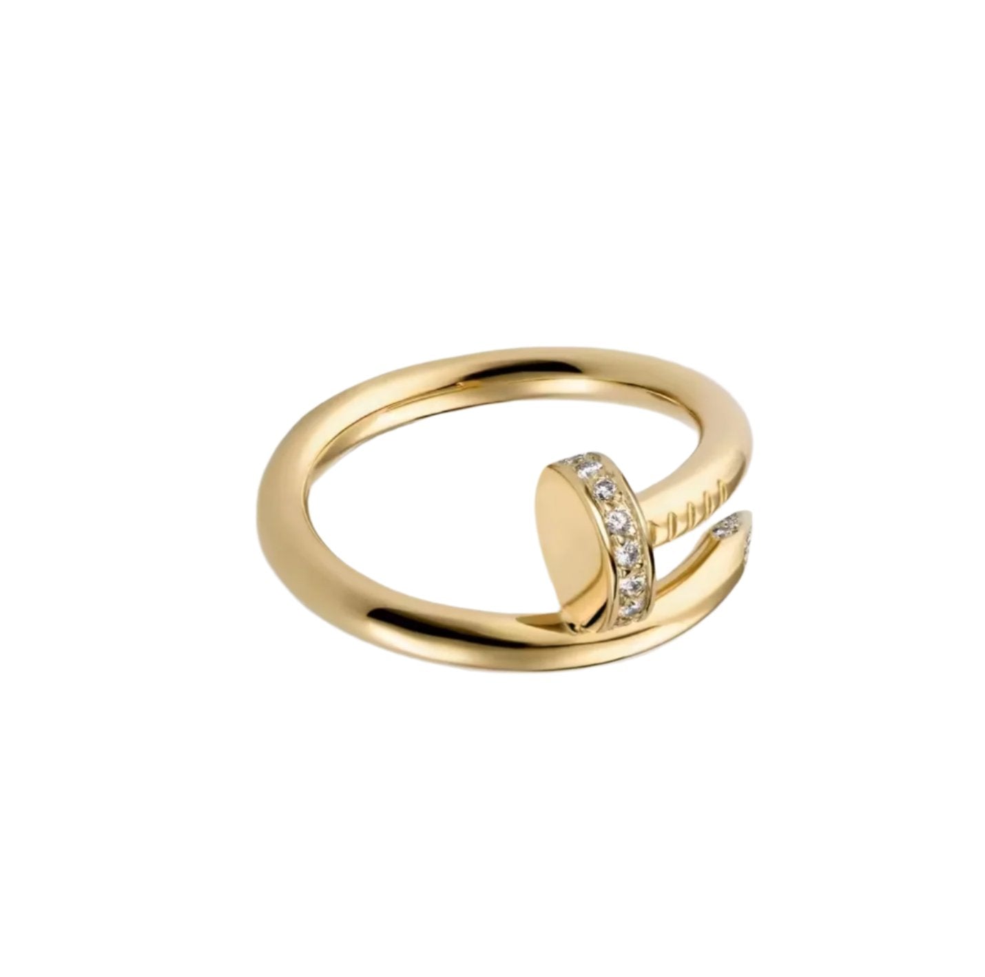 Crystal Clavus Ring - Gold