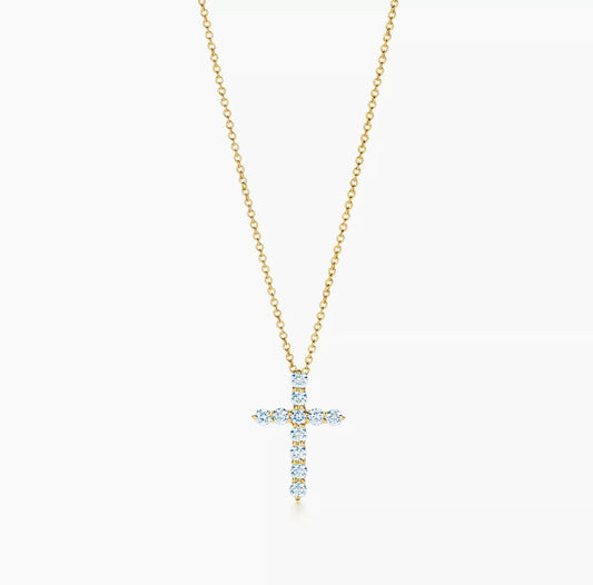 Cross Necklace - Gold