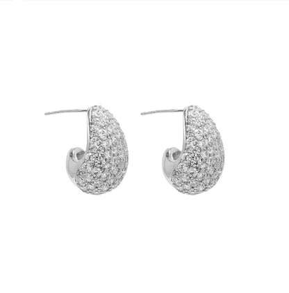 Pianto Earrings - Silver