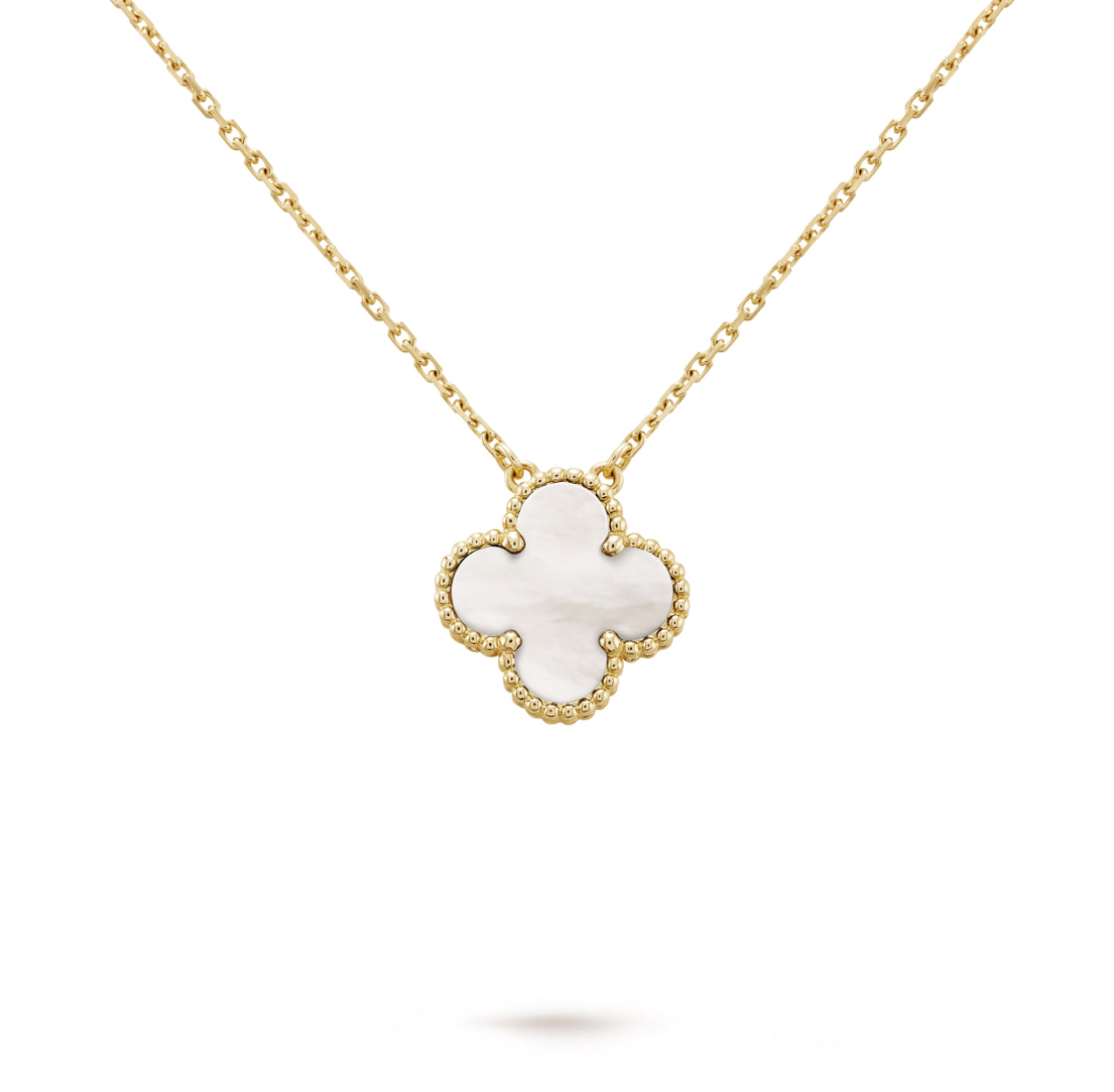 White Clover Necklace - Gold